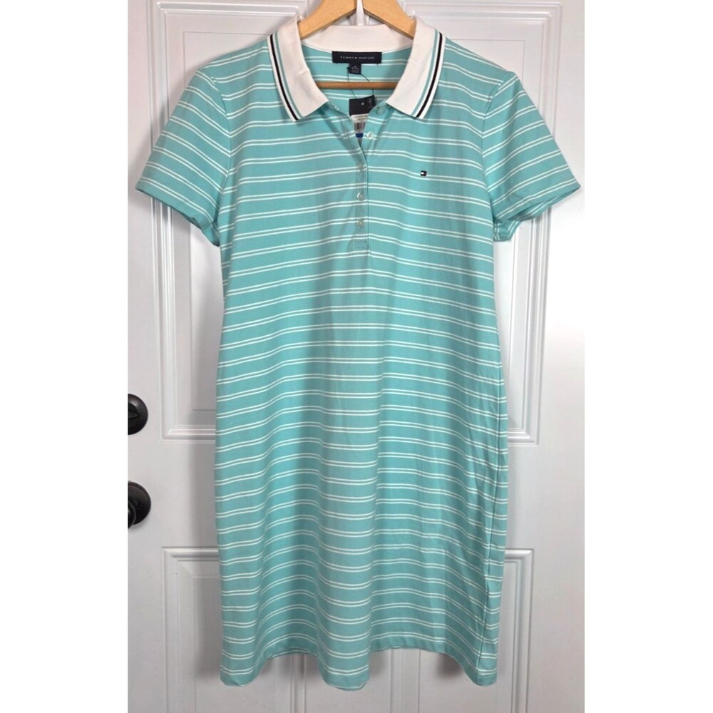 NWT Tommy Hilfiger Womens Short Sleeve Polo Dress Size XL - Picture 2 of 6